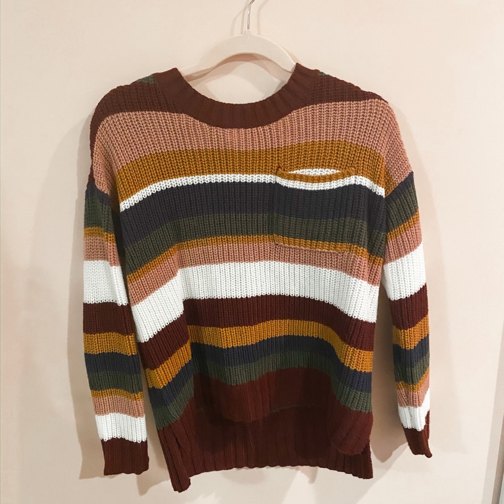 Multi striped sweater